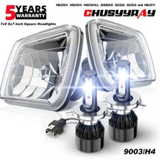 Faróis de LED 6000K 5X7"" 7x6"" polegadas feixe Hi/Lo DRL para Toyota Hilux 1983-2004 comprar usado  Enviando para Brazil