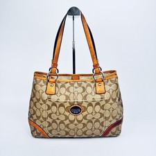 Bolsa tote COACH Signature bolsa de ombro marrom logotipo Japão, usado comprar usado  Enviando para Brazil