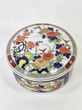 Prato de bugigangas japonês vintage Sakura Miyako Imari Ware porcelana com tampa pássaros florais comprar usado  Enviando para Brazil
