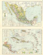 1928 map mexico for sale  YORK