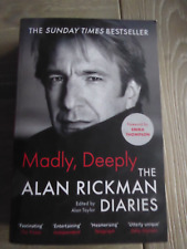 Alan rickman diaries for sale  COLCHESTER