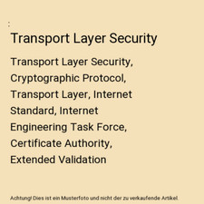 Transport layer security gebraucht kaufen  Trebbin