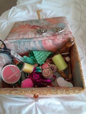 Vintage sewing box for sale  OSSETT