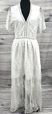 Sheer white embroidered for sale  Aledo