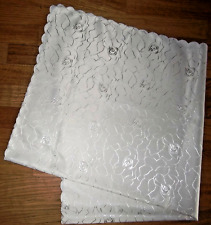 Tischdecke beige rosenblüten gebraucht kaufen  Kerpen