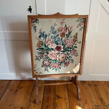 Embroidered fire screen for sale  FAREHAM