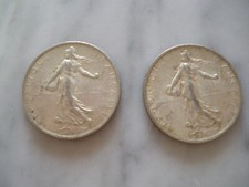 Pièces francs semeuse d'occasion  Perpignan-