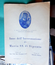 Spartito inno madonna usato  San Giuliano di Puglia