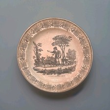 Ancienne assiette faience d'occasion  Doué-la-Fontaine