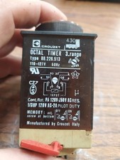 CROUZET 88.226.513 TEMPORIZADOR OCTAL 110-127V (CT2) comprar usado  Enviando para Brazil