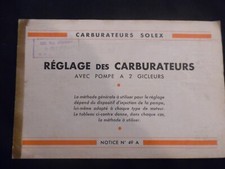 Carburateur solex réglage d'occasion  Avesnes-le-Comte