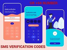 Reino Unido +44 Número, Serviço Rápido de Código de Verificação SMS - PVA - OTP - Anônimo comprar usado  Enviando para Brazil