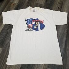 Camiseta Bin Laden Vintage 9-11 Tio Sam EUA Even Branca Y2k Descolor comprar usado  Enviando para Brazil