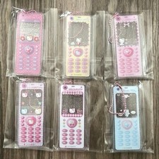 Kompletny zestaw breloków Sanrio Hello Kitty Nostalgiczne breloki do telefonu komórkowego 6 typów, używany na sprzedaż  Wysyłka do Poland