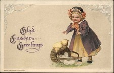 Easter embossed girl for sale  USA