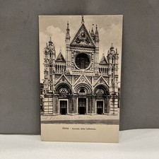 CARTOLINA PICCOLA BIANCO NERO VINTAGE SIENA - FACCIATA DELLA CATTEDRALE  comprar usado CARTOLINA PICCOLA BIANCO NERO VINTAGE SIENA - FACCIATA DELLA CATTEDRALE  comprar usado  Enviando para Brazil