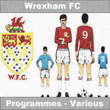 Wrexham football programmes for sale  DARLINGTON