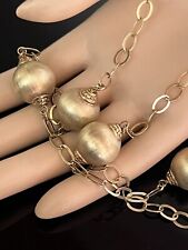 Antigo Colar de Bola Florentina Veronese Italiana Esterlina Vermeil, 30" de Comprimento, 26,2g comprar usado Antigo Colar de Bola Florentina Veronese Italiana Esterlina Vermeil, 30" de Comprimento, 26,2g comprar usado  Enviando para Brazil