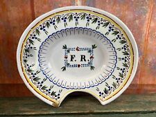 Plat barbe faience d'occasion Plat barbe faience d'occasion  La Ferté-sous-Jouarre