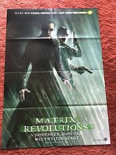 Matrix revolutions kinoplakat gebraucht kaufen  Waldsassen