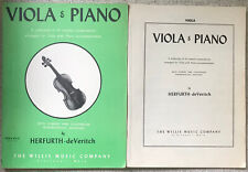 VIOLA COLLECTION #5 57 PIECES FOR VIOLA & PIANO W/SEPARATE VIOLA PART PB VG+ comprar usado  Enviando para Brazil
