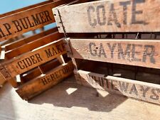 Vintage cider crates for sale  NOTTINGHAM