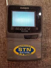 Vintage Casio TV-770N Crystal Vision Przenośny kolorowy kieszeń LCD Mini telewizor na sprzedaż  PL
