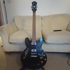 Epiphone dot ebony for sale  ALDERSHOT