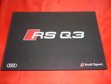 AUDI RS Q3 + RS Q3 Performance 8U Hardcover Prospekt Brochure Depliant von 2016 comprar usado  Enviando para Brazil