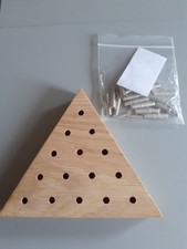 Wooden solitaire game for sale Wooden solitaire game for sale  WITNEY