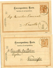 Austria 1892 due usato  Remanzacco