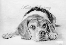 Beagle dog disegno usato  Italia
