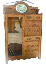 Antique oak side for sale  Athens