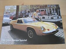 Lotus europa special for sale  NORWICH