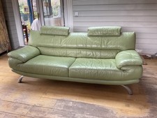 Retro green leather for sale  HEREFORD