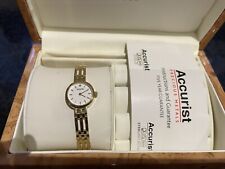 Accurist 9ct gold for sale  BROMSGROVE