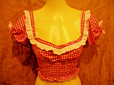 Red gingham check for sale  LONDON
