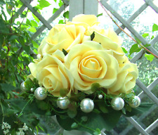 Brautstrauß gelbe rosen gebraucht kaufen  Amberg