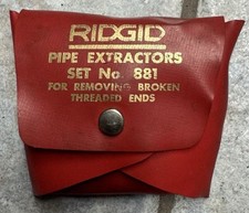 Ridgid pipe extractors for sale  Lowell