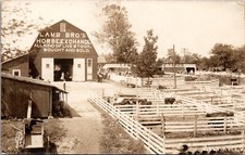 Lamb Bros Horse Exchange Stockyards Baltimore Ohio RPPC 1908 Granero de ganado segunda mano  Embacar hacia Mexico