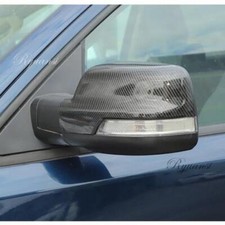 Tampa de espelho lateral de fibra de carbono para Dodge Ram 1500 2019-2025 com furo de luz comprar usado  Enviando para Brazil