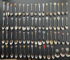 Souvenir spoons england for sale  CUMNOCK