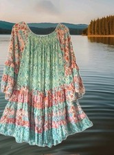 Volantkleid hippi boho gebraucht kaufen  Lauf a.d.Pegnitz