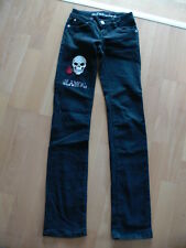 Jeans schwarz röhrenjeans gebraucht kaufen  Geldern