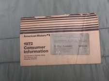 1972 amc comsumer for sale  Houston