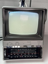 Usado, Rádio estéreo AM-FM vintage 1984 SR 3000 5” TV preto e branco comprar usado  Enviando para Brazil