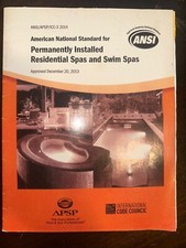 Ansi apsp icc for sale  Gulf Breeze