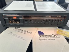 Gravador deck cassete Nakamichi 582 3 cabeças (atendido / recapitulado) comprar usado  Enviando para Brazil