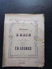 Partition gounod meditation d'occasion  Milly-sur-Thérain