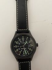 Timex TW4B18500 Expedition relógio masculino movido a energia solar 40mm indicador de data couro, usado comprar usado  Enviando para Brazil